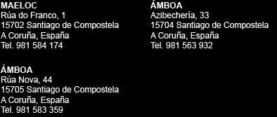 direcciones tiendas Amboa Maeloc